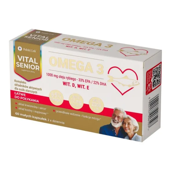 Vital Senior Omega 3, kapsułki, 60 szt.