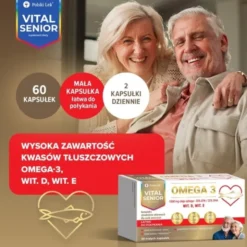 Vital Senior Omega 3, kapsułki, 60 szt.