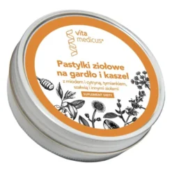 VitaMedicus, Pastylki ziołowe na gardło i kaszel, 24 szt.
