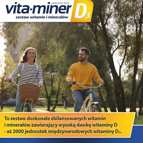 Vita-miner D3, tabletki, 60 szt.
