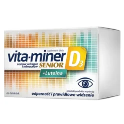 Vita-Miner Senior D3 + Luteina, tabletki, 60 szt.
