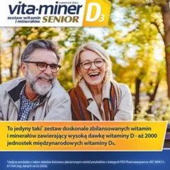 Vita-miner Senior D3, tabletki, 60 szt.