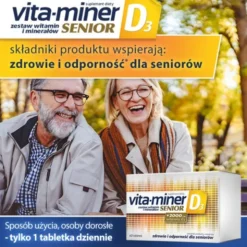 Vita-miner Senior D3, tabletki, 60 szt.