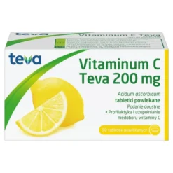 Vitaminum C Teva, 200 mg, tabletki powlekane, 50 szt.