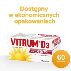 Vitrum D3 4000, kapsułki, 60 szt.