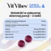 Vit Vibes Calm & Balance, żelki, smak malinowy, 60 szt.