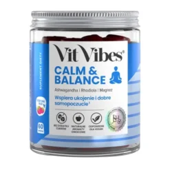 Vit Vibes Calm & Balance, żelki, smak malinowy, 60 szt.