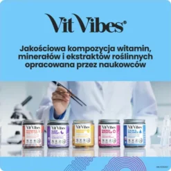 Vit Vibes Calm & Balance, żelki, smak malinowy, 60 szt.