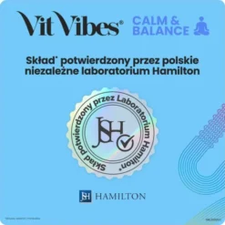 Vit Vibes Calm & Balance, żelki, smak malinowy, 60 szt.