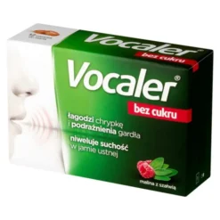 Vocaler bez cukru, pastylki do ssania, 12 szt.