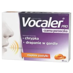 Vocaler PRO, pastylkI do ssania, czarna porzeczka, 30 szt.
