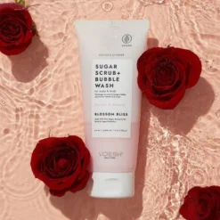 Voesh, cukrowy peeling myjący, blossom bliss, 210 g
