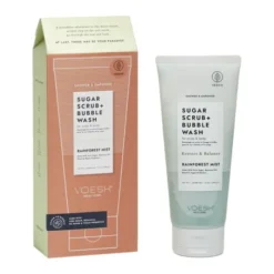 Voesh, cukrowy peeling myjący, rainforest mist, 210 g