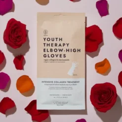 Voesh, Youth Therapy, długie rękawiczki pielęgnujące z kolagenem, 1 para