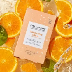 Voesh, zestaw do 4-etapowego pedicure, tangerine glow, 1 szt.