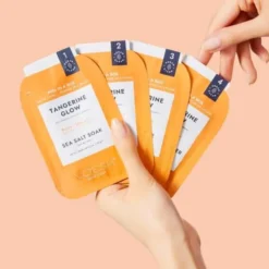 Voesh, zestaw do 4-etapowego pedicure, tangerine glow, 1 szt.