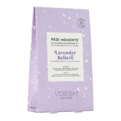 Voesh, zestaw do 4-etapowego pedicure, lavender relieve, 1 szt.