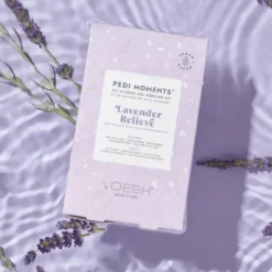 Voesh, zestaw do 4-etapowego pedicure, lavender relieve, 1 szt.