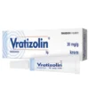 Vratizolin, 30 mg/g, krem, 3 g
