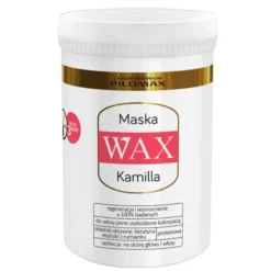 WAX Kamilla, Laboratorium Pilomax, maska wygładzająca i nawilżająca do włosów farbowanych jasnych, 480 ml (480 g)