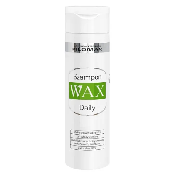 WAX, Laboratorium Pilomax, szampon nadający objętość, do włosów cienkich, 200 ml