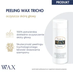 WAX Tricho, peeling do skóry głowy, enzymatyczny, trychologiczny, 150 ml