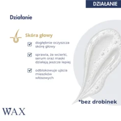 WAX Tricho, peeling do skóry głowy, enzymatyczny, trychologiczny, 150 ml