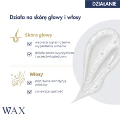 WAX Tricho, szampon na wypadanie włosów, wzmacniający, zwiększający gęstość, 200 ml