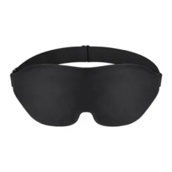 Waya 3D Premium, opaska na oczy do spania, czarna, 1 szt.