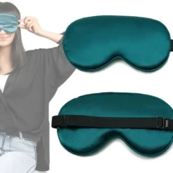 Waya Extra Soft, opaska na oczy zielona, 1 szt.