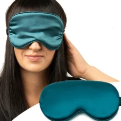 Waya Extra Soft, opaska na oczy zielona, 1 szt.