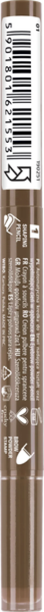 Wibo 2 in 1 Eyebrow System 1, kredka do brwi, 0,2 g