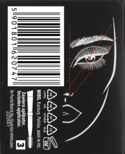 Wibo, pomada do brwi, wodoodporna, Black Brown, 3,5 g