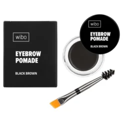 Wibo, pomada do brwi, wodoodporna, Black Brown, 3,5 g