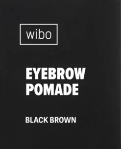 Wibo, pomada do brwi, wodoodporna, Black Brown, 3,5 g