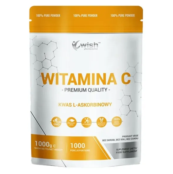 Wish Witamina C, proszek, 1000 g
