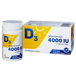 Witamina D3 4000 IU, tabletki, 50 szt.