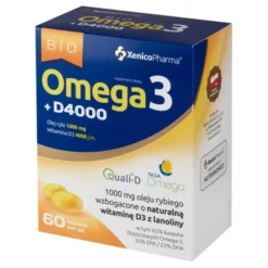 XenicoPharma Bio Omega3 D4000, kapsułki miękkie, 60 szt.