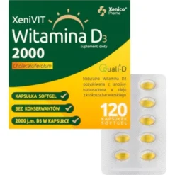 XeniVIT Witamina D 2000, kapsułki miękkie, 120 szt.