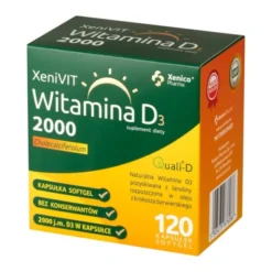 XeniVIT Witamina D 2000, kapsułki miękkie, 120 szt.