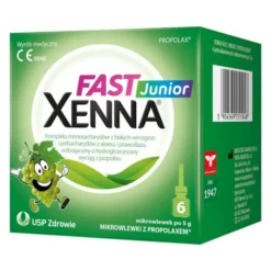 Xenna Fast Junior, mikrowlewka doodbytnicza, 5 g x 6 szt.