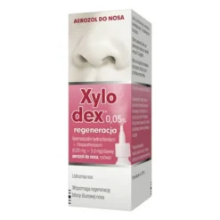 Xylodex 0,05% regeneracja, 0,05 mg + 5,0 mg/dawka, aerozol do nosa, 10 ml