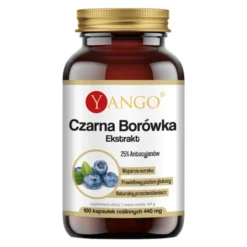 Yango Czarna borówka, kapsułki, 100 szt.