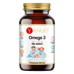 Yango Omega 3 EPA + DHA dla dzieci, kapsułki, 60 szt.