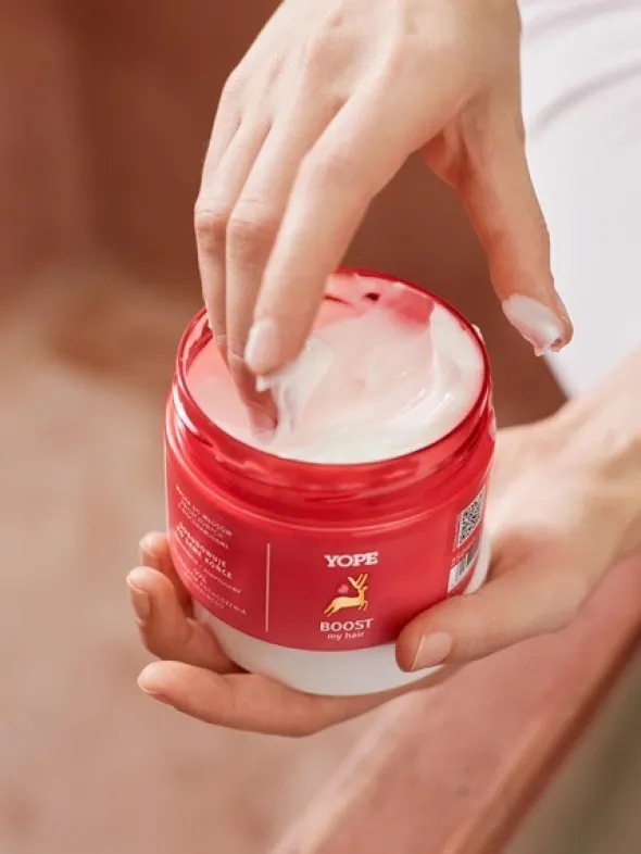 Yope Boost, maska do włosów zniszczonych z bioceramidami, 250 ml