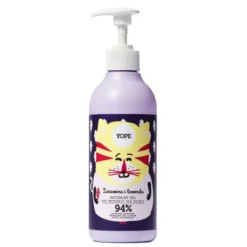 Yope, żel pod prysznic dla dzieci, Żurawina i Lawenda, 400 ml