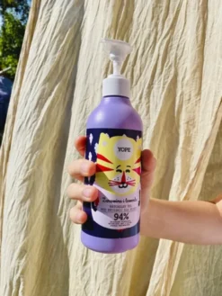 Yope, żel pod prysznic dla dzieci, Żurawina i Lawenda, 400 ml