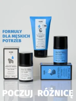 Yope Men Wood, krem do twarzy dla mężczyzn, Siła regeneracji, 50 ml