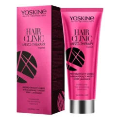 Yoskine Hair Clinic Mezo-Therapy, profesjonalny zabieg wygładzający włosy z efektem laminacji, 200 ml