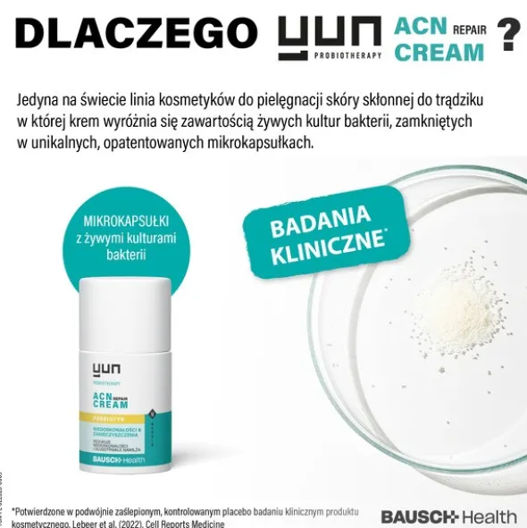 Yun ACN Repair Cream, krem probiotyczny, 50 ml